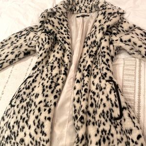 Via Spiga Dalmatian print coat